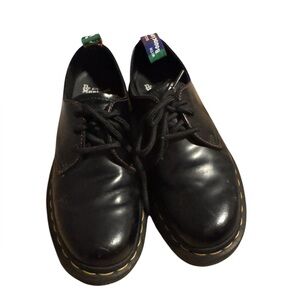 Dr Doc Martens 1461 Oxford For Pride Black Leather Men’s Size 5 Women’s Size 6